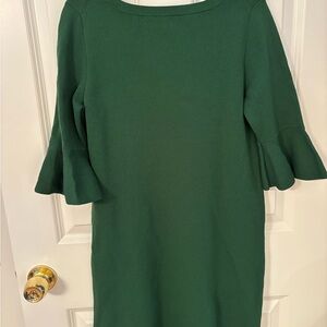 Ann Taylor Green Long Sleeve Dress